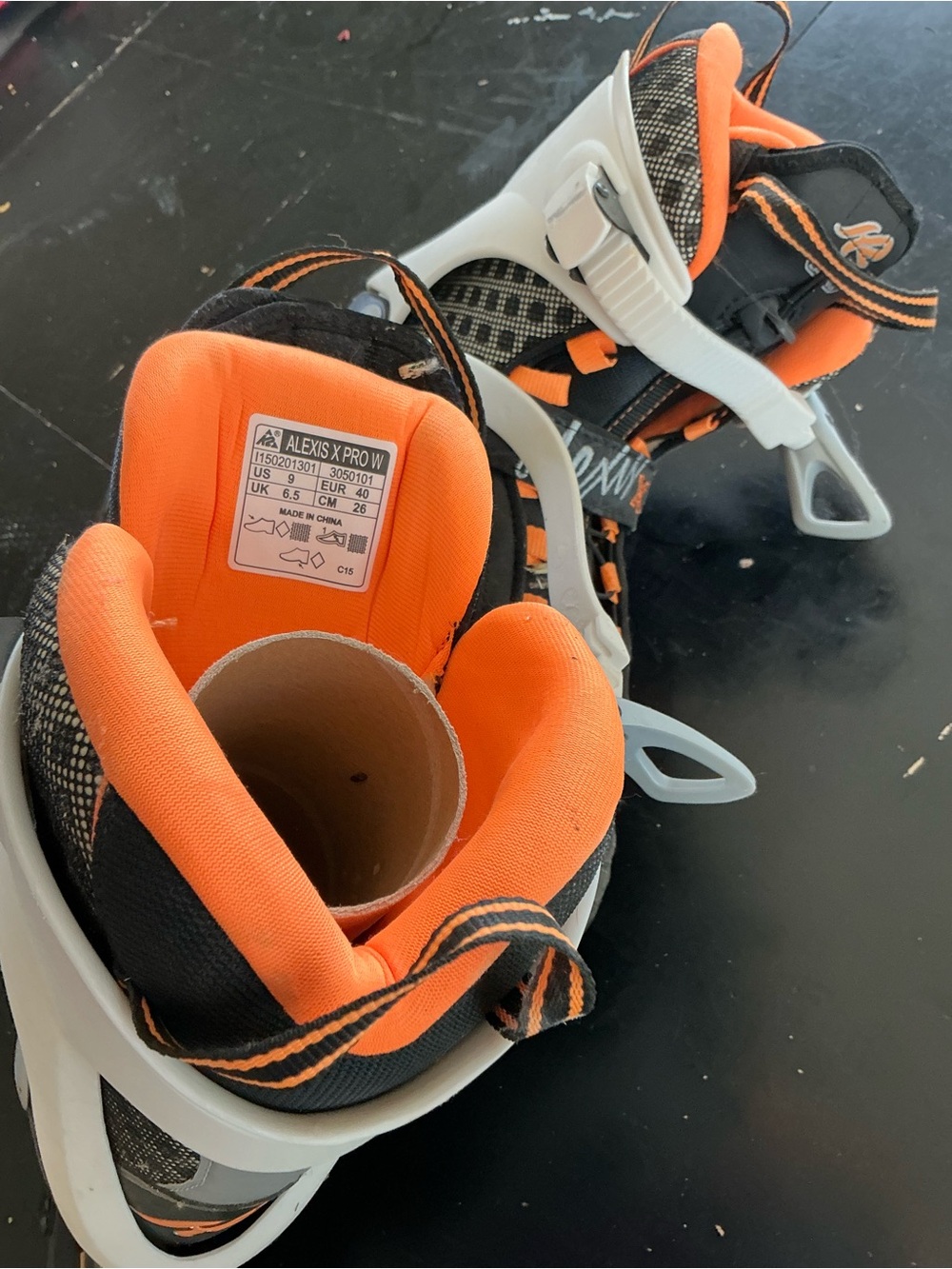 Alexis Pro W Women's Inline Skates - Orange/Black